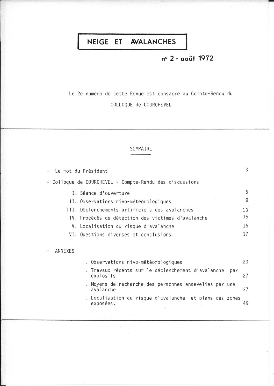 Revue numérique Neige & Avalanche n°002