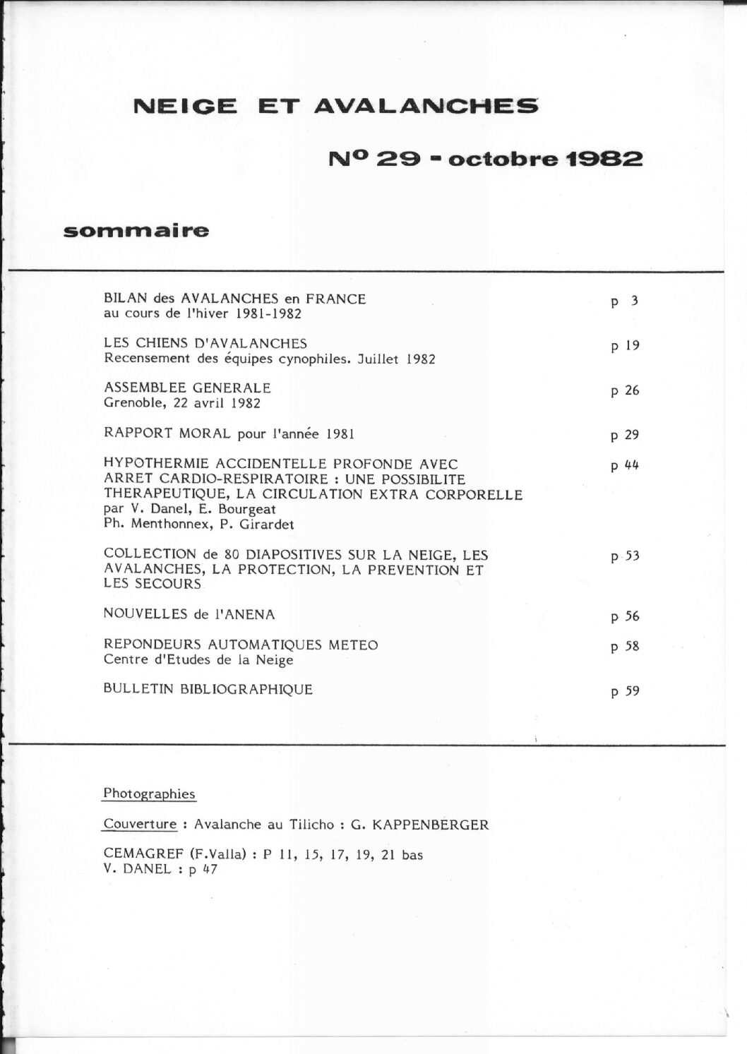 Revue numérique Neige & Avalanche n°029