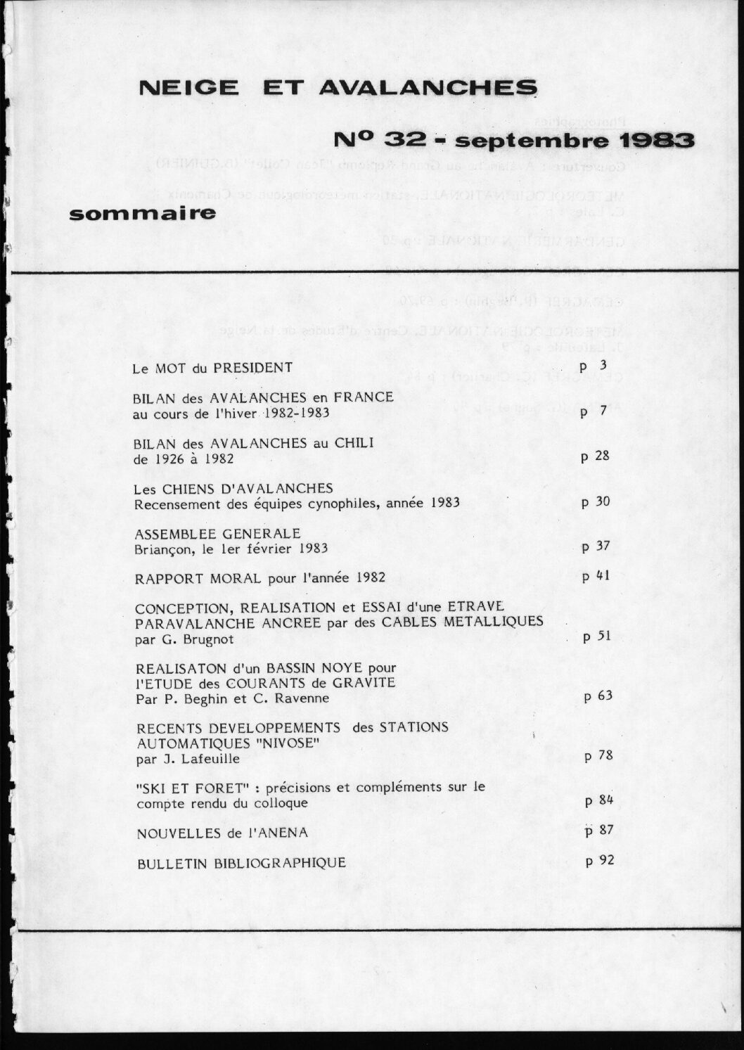 Revue numérique Neige & Avalanche n°032