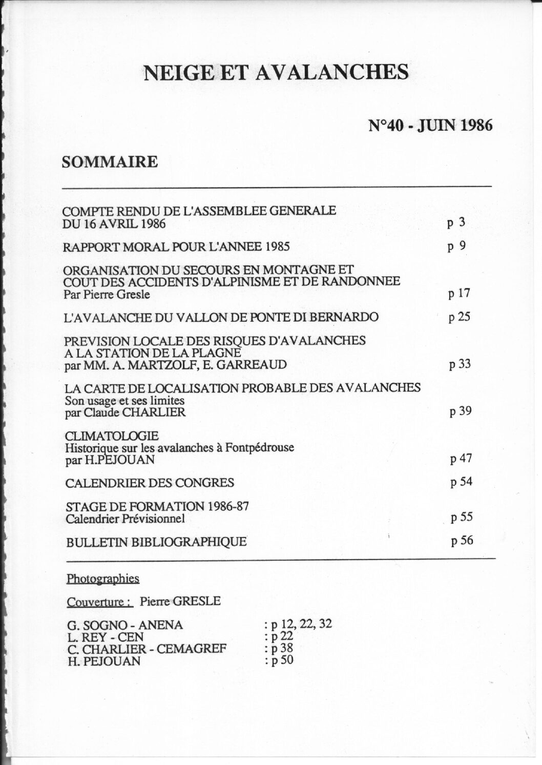 Revue numérique Neige & Avalanche n°040