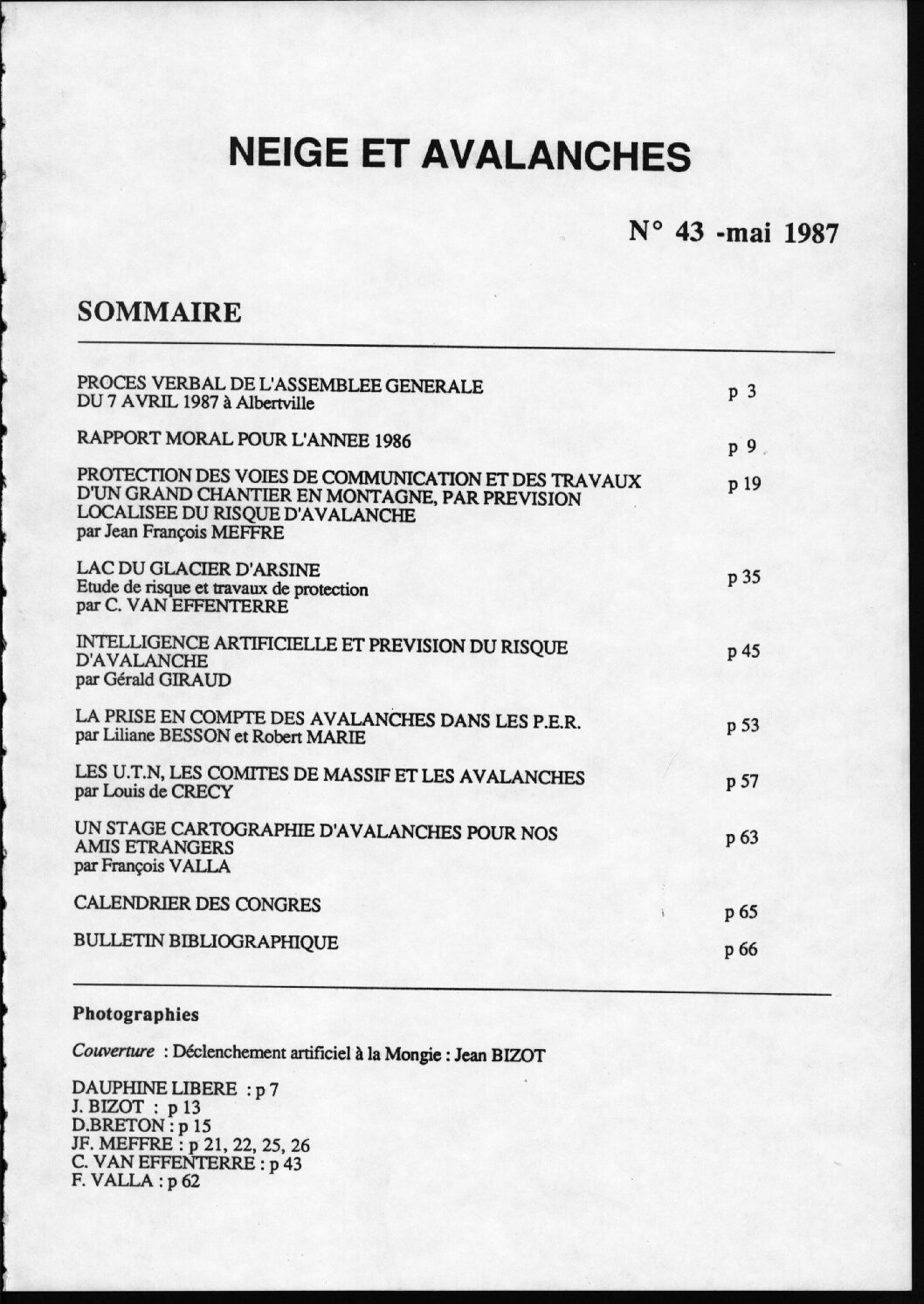 Revue numérique Neige & Avalanche n°043