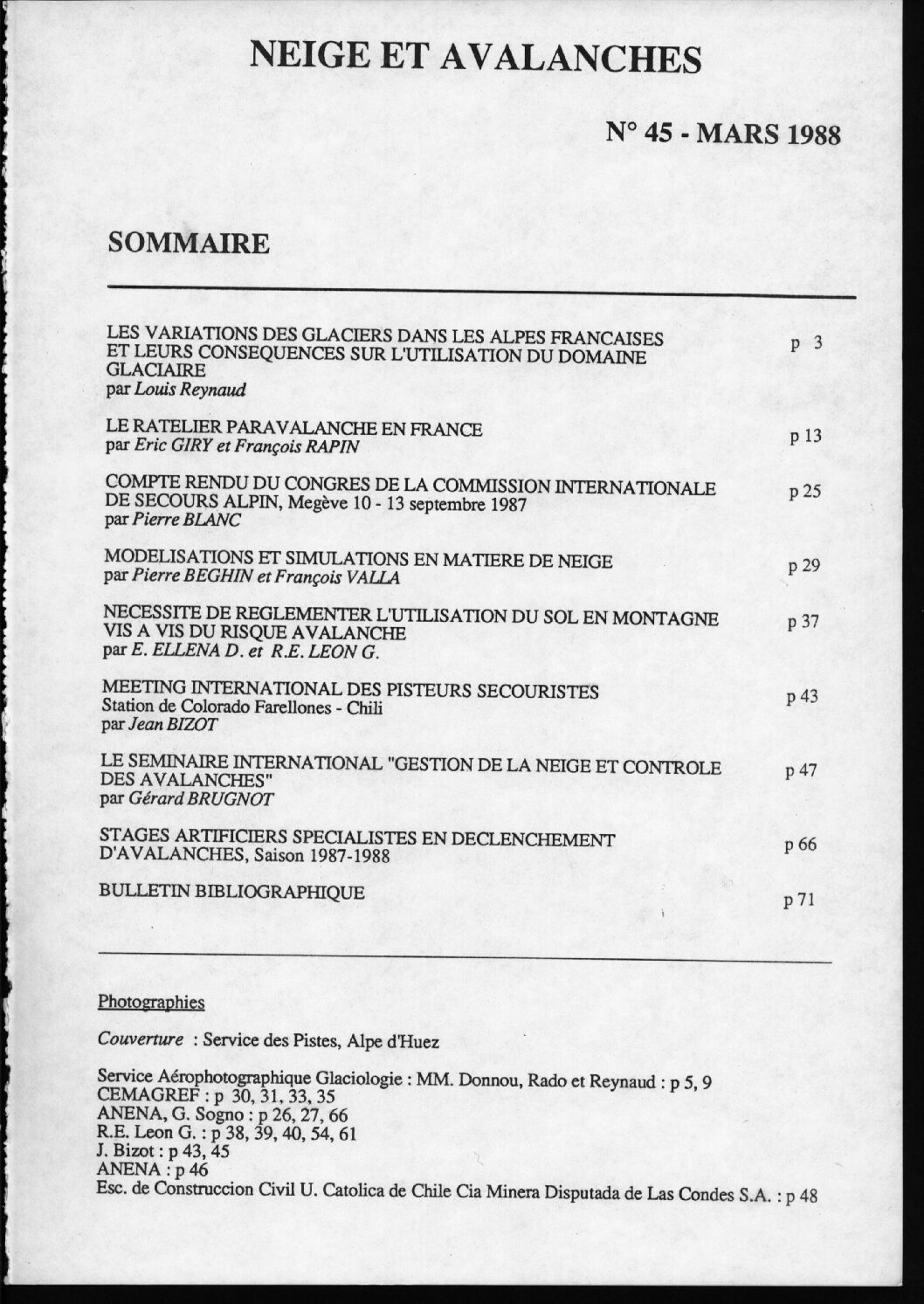 Revue numérique Neige & Avalanche n°045