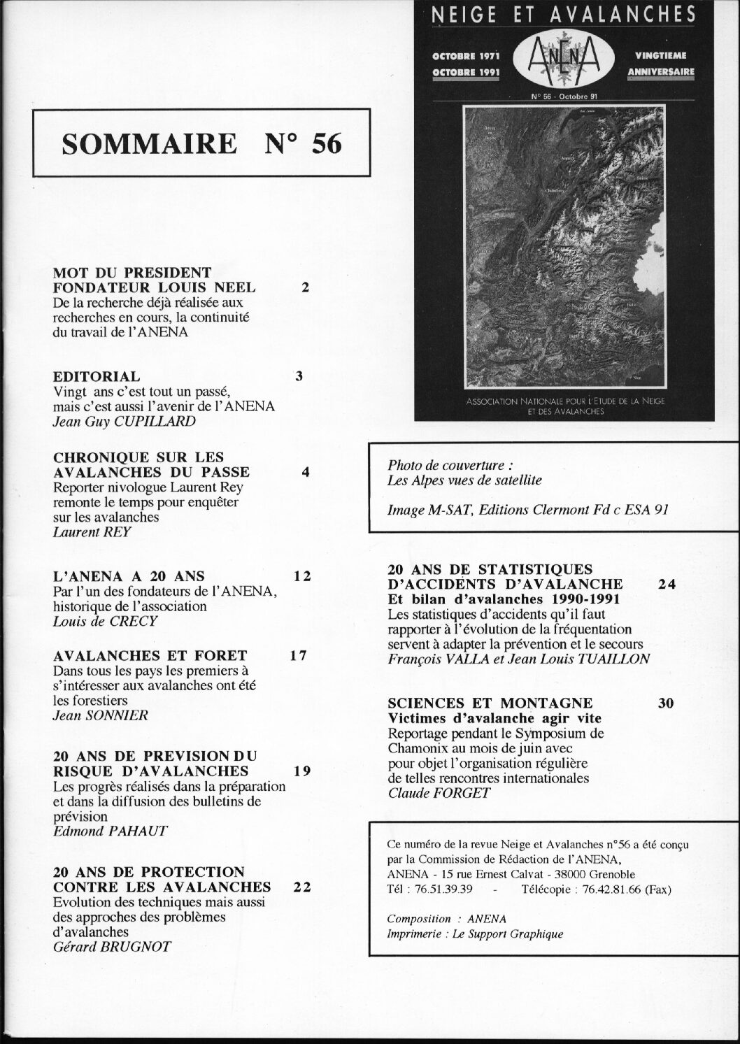 Revue numérique Neige & Avalanche n°056
