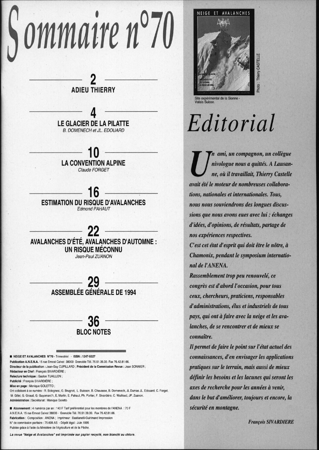 Revue numérique Neige & Avalanche n°070