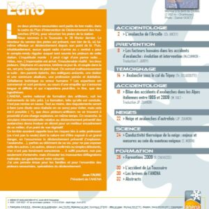 Revue numérique Neige & Avalanche n°129