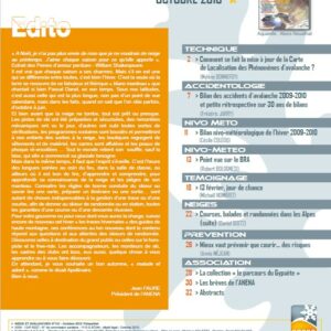 Revue numérique Neige & Avalanche n°131