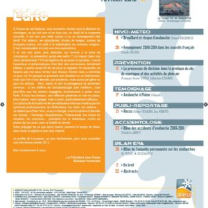 Revue numérique Neige & Avalanche n°136