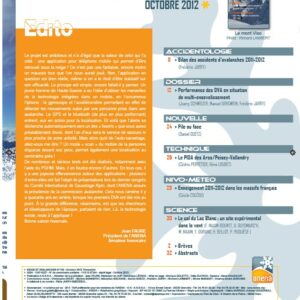 Revue numérique Neige & Avalanche n°139
