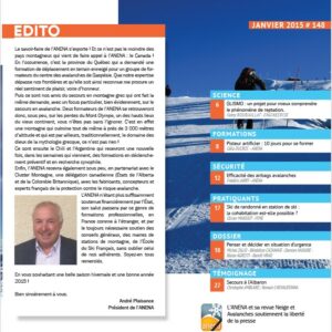 Revue numérique Neige & Avalanche n°148