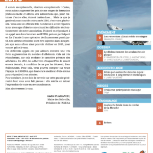 Revue numérique Neige & Avalanche n°157