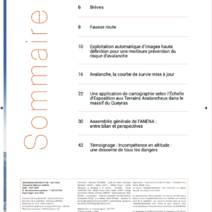 Revue numérique Neige & Avalanche n°185