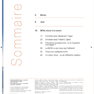 Revue numérique Neige & Avalanche n°186