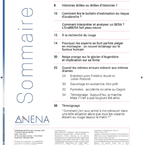 Revue numérique Neige & Avalanche n°188